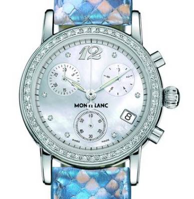 Montblanc Star Ministar Lady Chrono Diamonds Q ref 36036