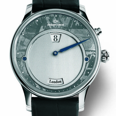Jaquet Droz Les Douze Villes J010124208 Silver W / M�t�orite Limited 8