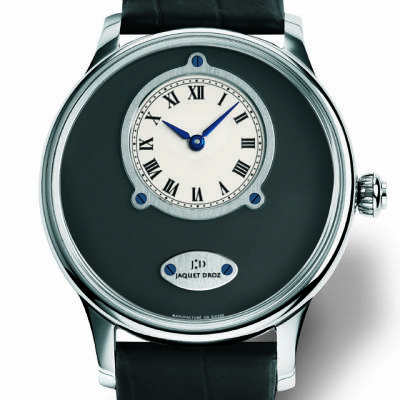 Jaquet Droz Petite Heure Minute J005034201 Slate W / Metal Ring Limited 88