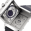 Jaeger-LeCoultre Reverso grande complication � triptyque dot�e d�un tourbillon, d�un calendrier zodiacal avec carte du ciel, �quation du temps, lever et coucher de soleil et d�un calendrier perp�tuel ; pas moins de 18 complications.