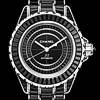 La montre Chanel J12 noir intense