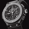 Le constructeur automobile Morgan et l�horloger Hublot associent leurs belles m�caniques et pr�sentent la montre Hublot A�ro Bang Morgan inspir�e de l�AeroMax