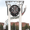Inauguration de la � Hublot Tower Clock � devant le stade d�Old Trafford � Manchester par Jean-Claude Biver en pr�sence de Sir Alex Ferguson et des joueurs de Manchester United