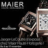 Jaeger-LeCoultre s�expose chez Maier Haute Horlogerie