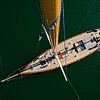 Panerai pour Eilean, mise � l�eau de ce ketch bermudien restaur� par Panerai