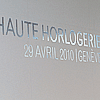 La Haute Horlogerie repense son avenir le 29 avril � Gen�ve, au 2e Forum de la Haute Horlogerie plac� sous le th�me � Time to Rethink � et organis� par la Fondation de la Haute Horlogerie (FHH)