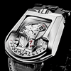 La montre Urwerk UR-202 White Shark, une �dition sp�ciale de 12 pi�ces portant l�empreinte de Chronopassion (Paris) et The Hour Glass (Singapour)