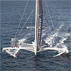 Audemars Piguet l�ve le rideau sur l�Hydropt�re.ch, un catamaran de 35 pieds prochainement � l�eau sur le lac L�man