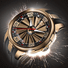 La montre Perrelet Turbine XL Gold - Design choc, habit chic