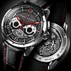 La montre Christophe Claret Kantharos - Chronographe mono-poussoir � sonnerie sur timbre cath�drale, avec force constante, dot� d�un m�canisme totalement int�gr� et automatique 