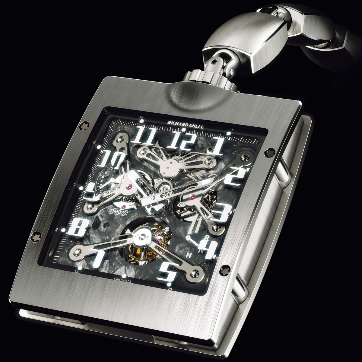 La Cote des Montres : Photo - Richard Mille montre de poche Tourbillon RM020