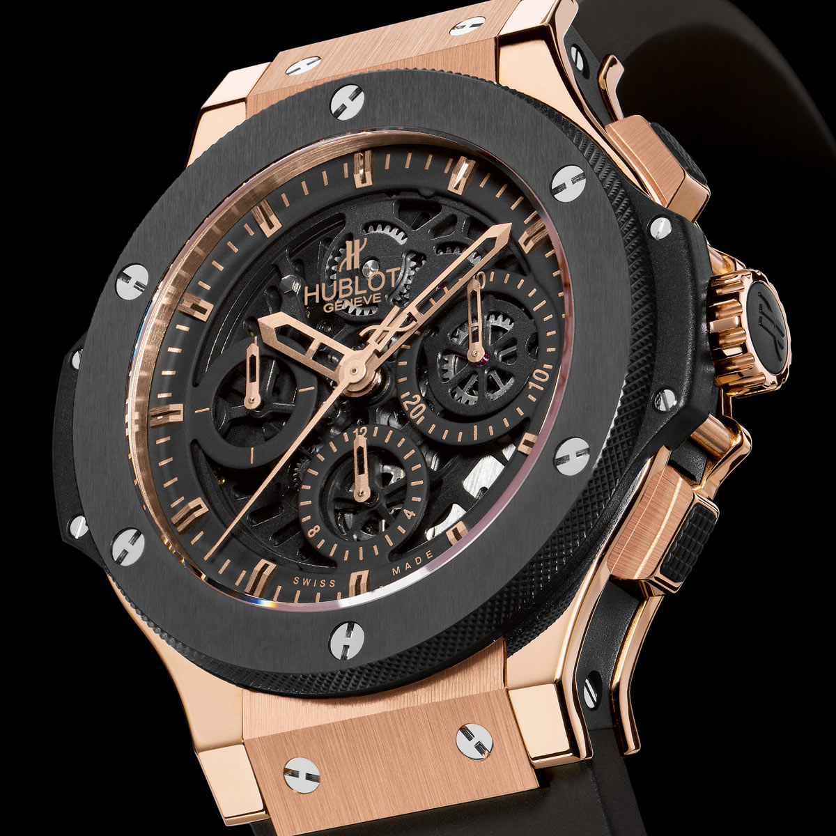La Cote des Montres : Photo - Hublot Big Bang « Aero Bang » or céramique