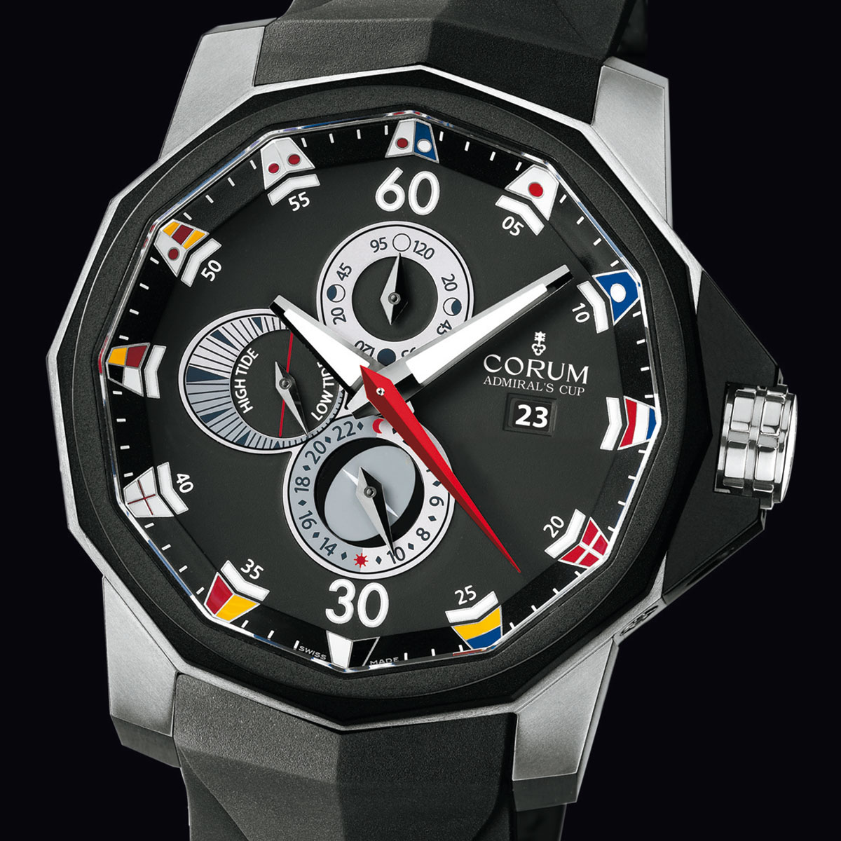 La Cote des Montres : Photo - Ben Ainslie, multiple champion du monde, monte à bord de Corum