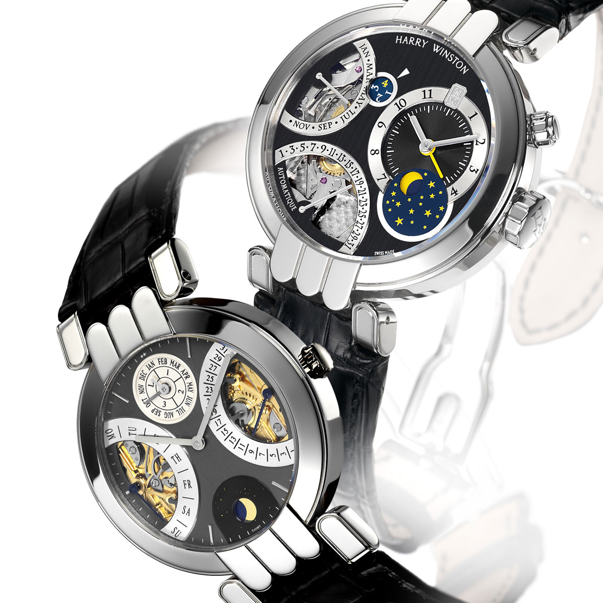 La Cote des Montres : Photo - Harry Winston Premier Excenter Perpetual Calendar
