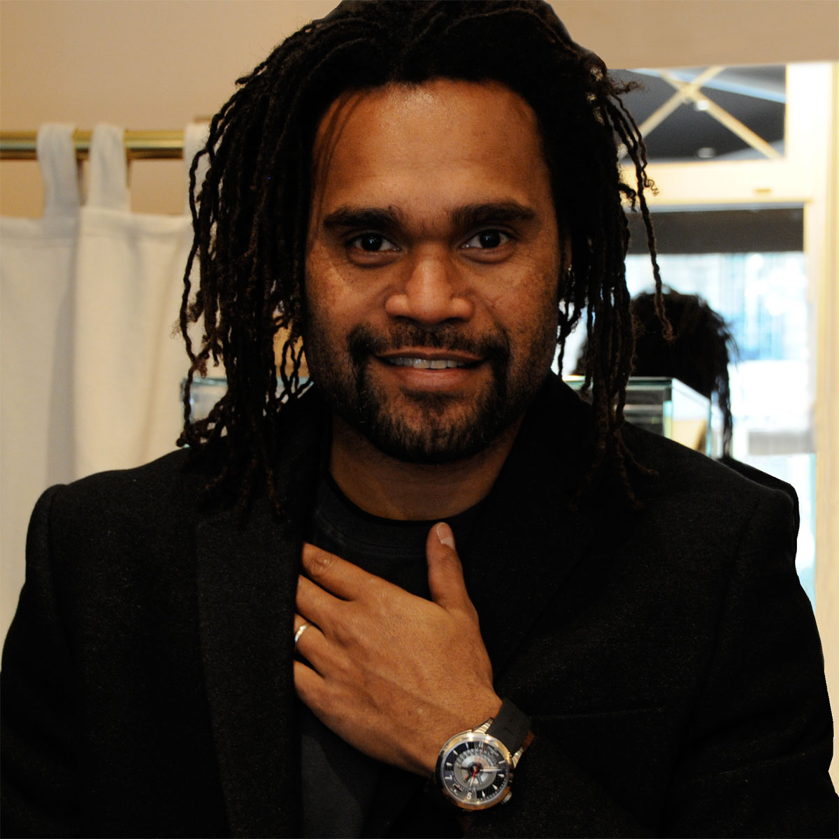 La Cote des Montres : Photo - Christian Karembeu craque pour Perrelet