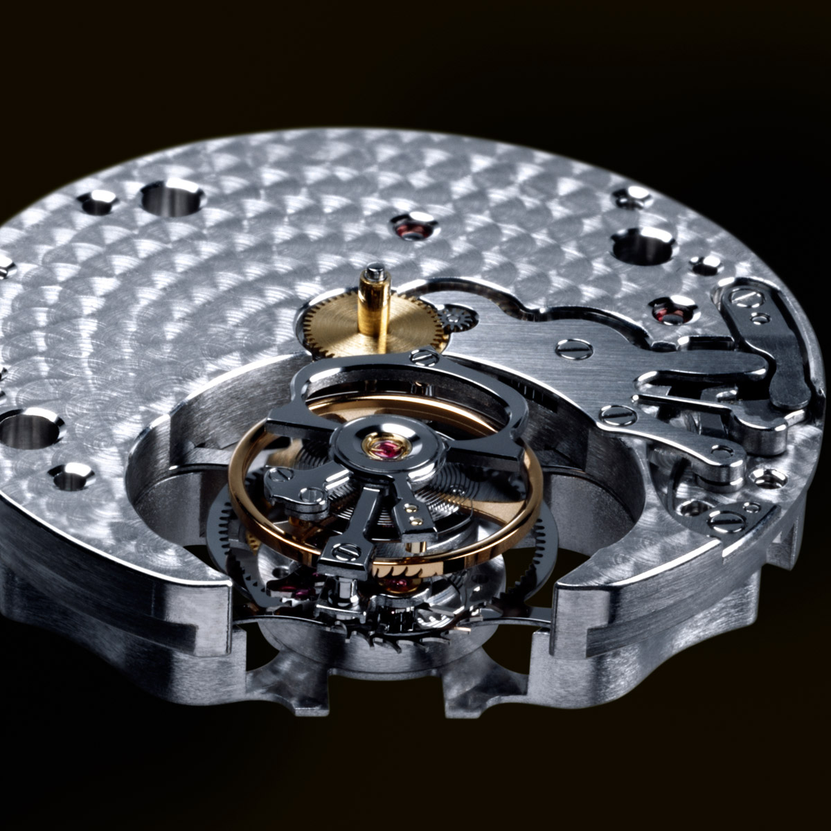 La Cote des Montres : Photo - Cartier Tank Américaine tourbillon volant or rose