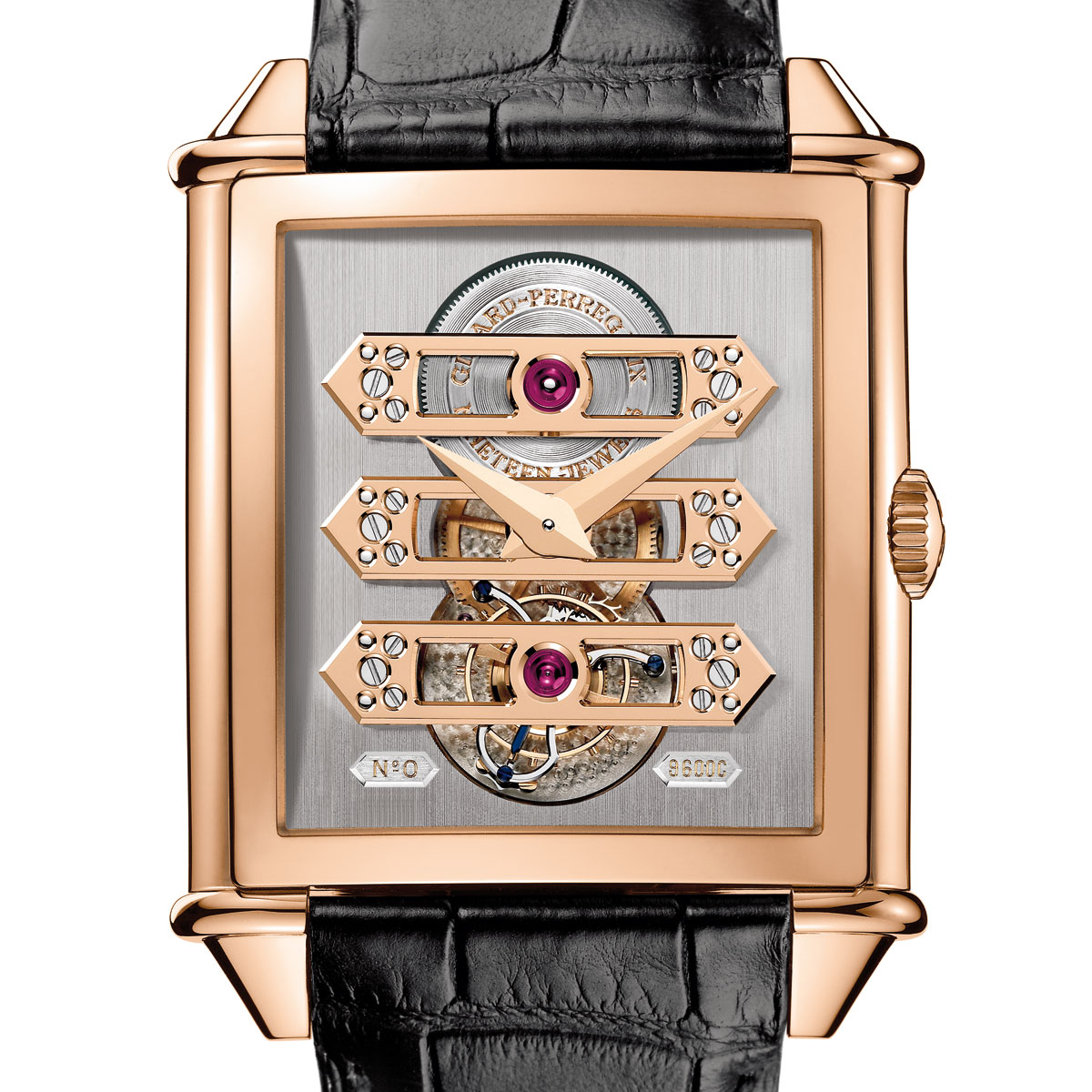 La Cote des Montres : Photo - Girard-Perregaux Vintage 1945 Tourbillon sous trois ponts d’or