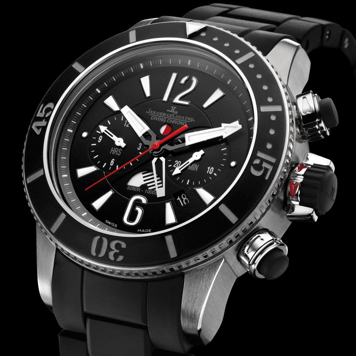 La Cote des Montres : Photo - Une Master Compressor Diving chronograph GMT Navy seals au musée Navy Seals