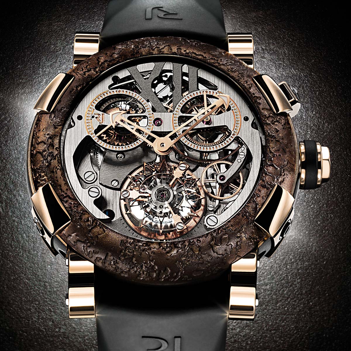 La Cote des Montres : Photo - Romain Jerome Titanic-DNA cadran squelette et rouille