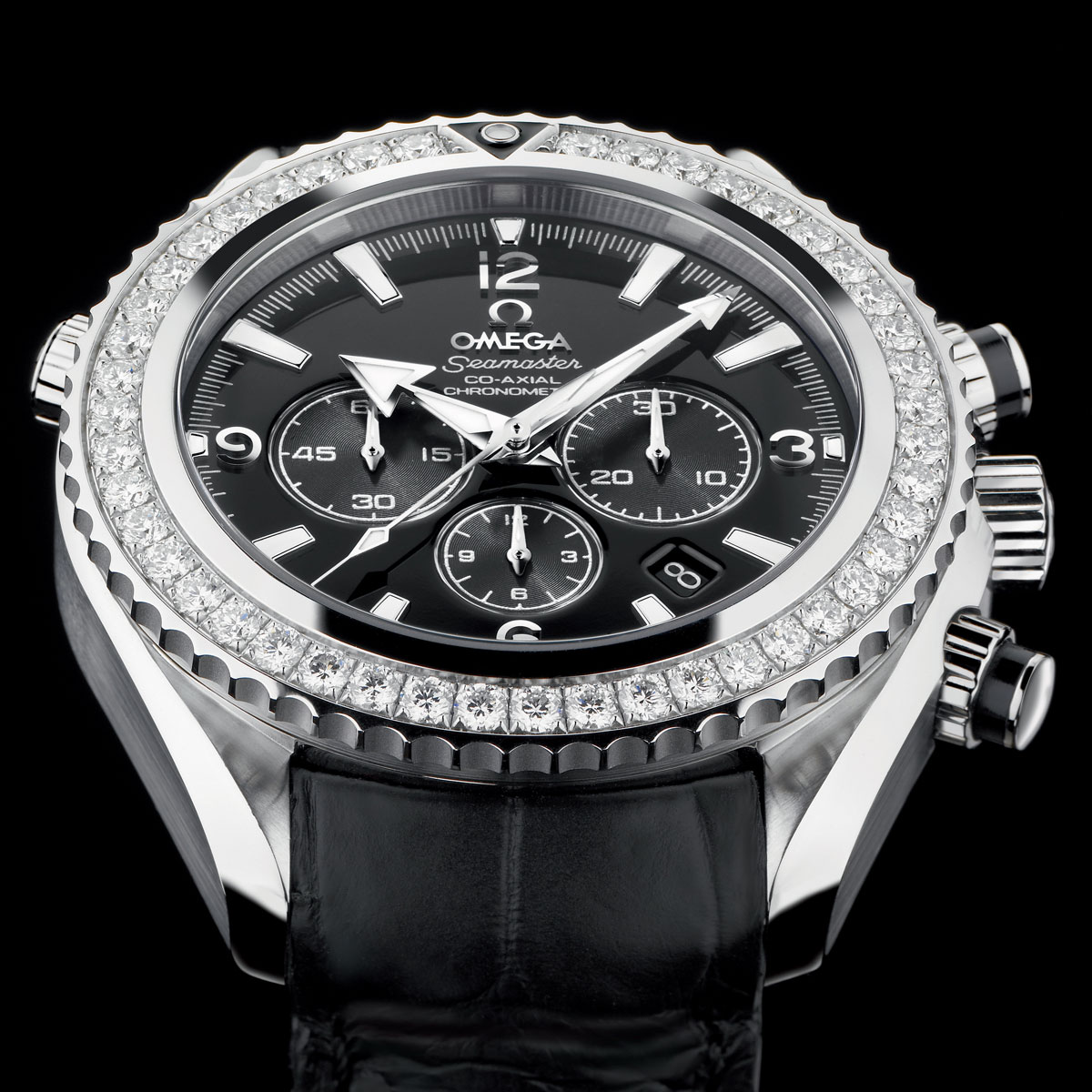 La Cote des Montres : Photo - Omega Seamaster Planet Ocean Joaillerie