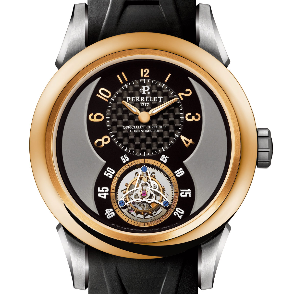 La Cote des Montres : Photo - Perrelet Tourbillon automatique Titane