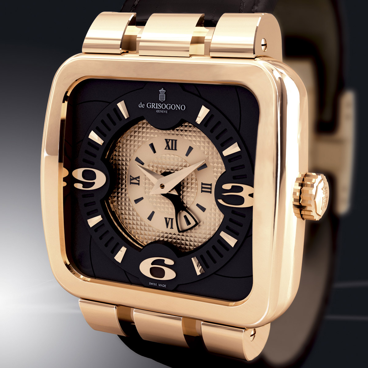 La Cote des Montres : Photo - De Grisogono Fuso Quadrato