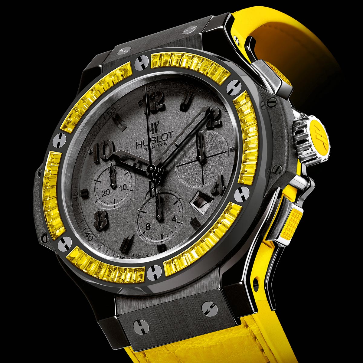 La Cote des Montres : Photo - Hublot Big Bang Black Lemon