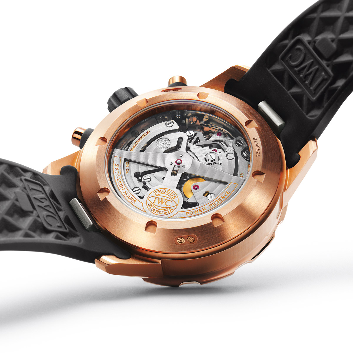 La Cote des Montres : Photo - IWC Aquatimer Chronographe en or rose