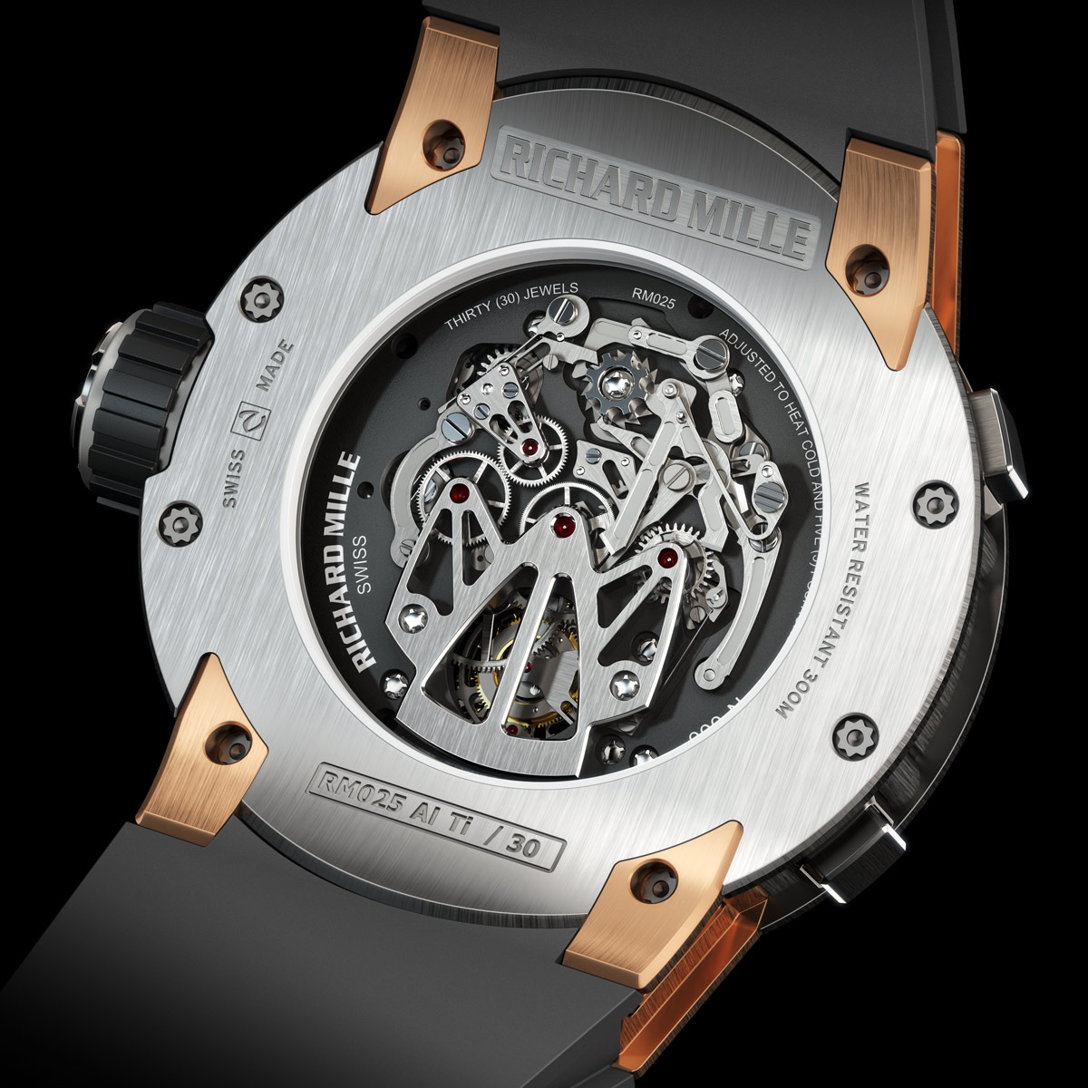 La Cote des Montres : Photo - Richard Mille RM 025 chronographe de plongée à tourbillon
