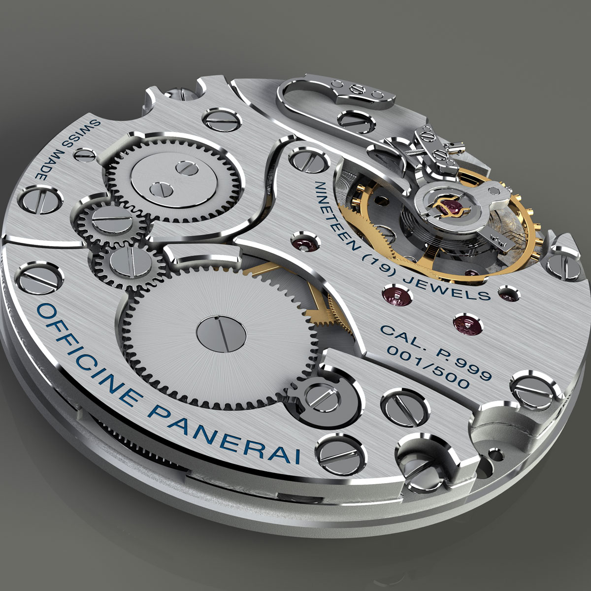 La Cote des Montres : Photo - Panerai Radiomir P.999 42 mm Or rose