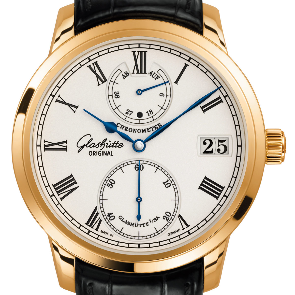 La Cote des Montres : Photo - Glashütte Chronographe Senator