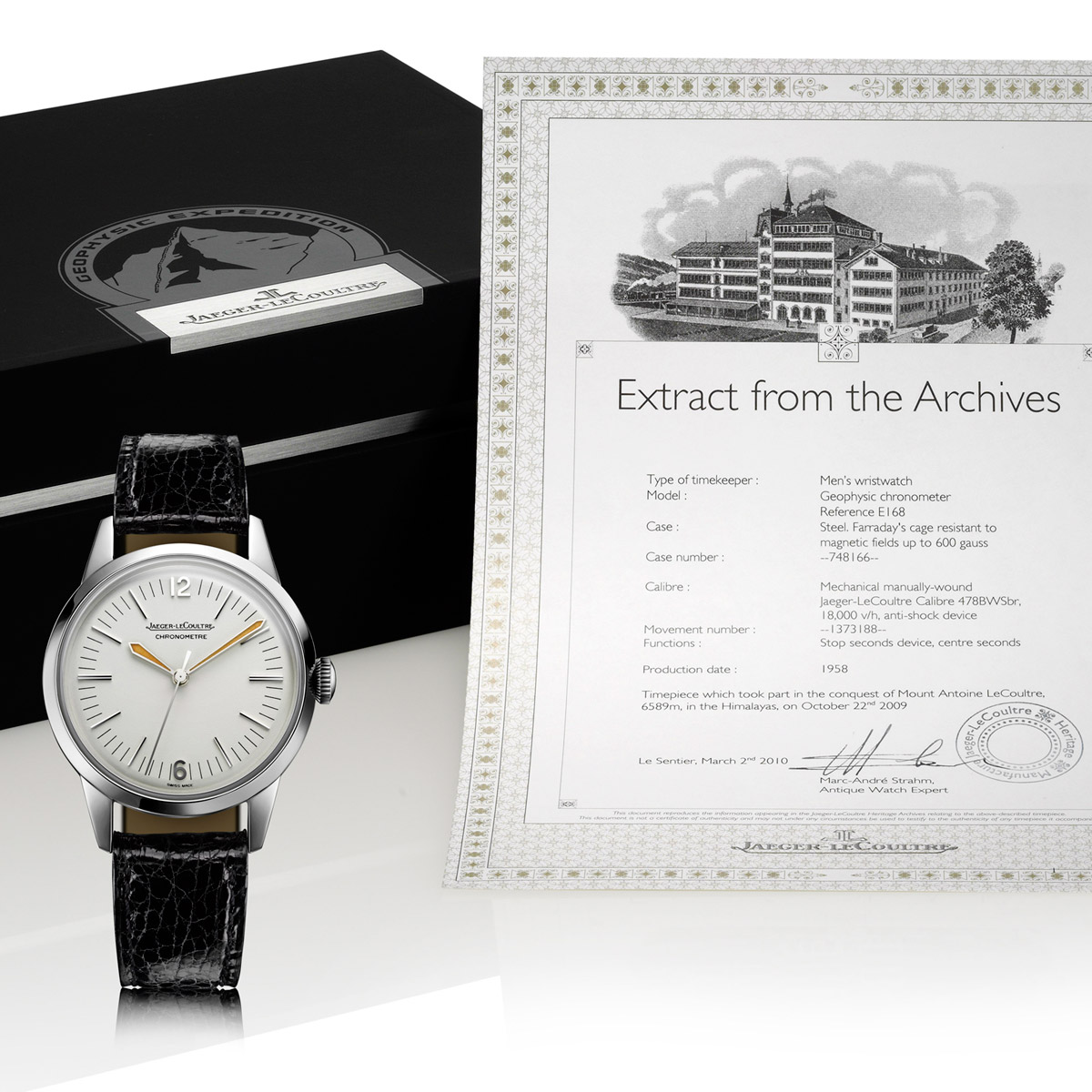 La Cote des Montres : Photo - Jaeger-LeCoultre Geophysic Chronometer 1958