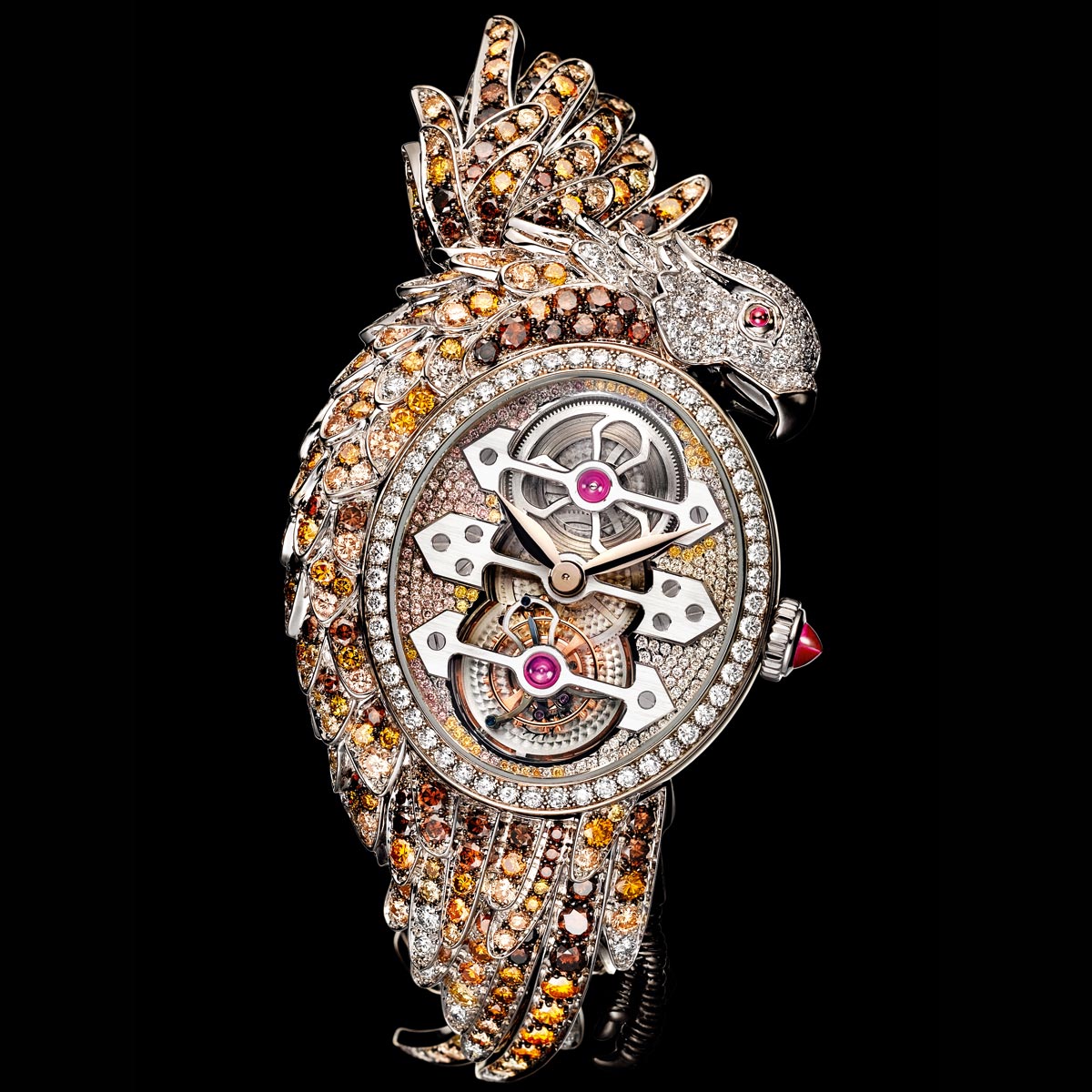 La Cote des Montres : Photo - Girard-Perregaux / Boucheron Ladyhawke Tourbillon
