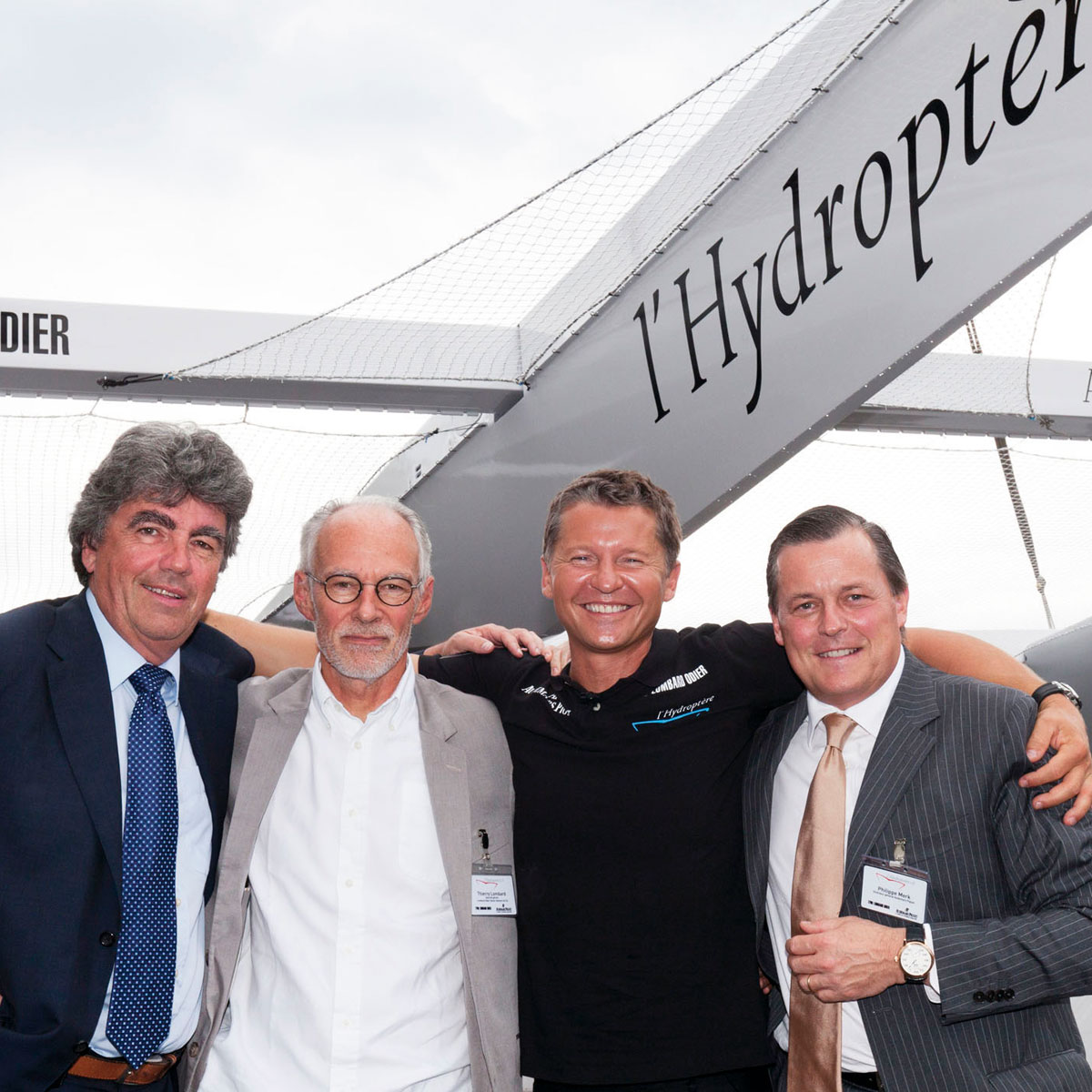 La Cote des Montres : Photo - Audemars Piguet lève le rideau sur l'Hydroptère.ch