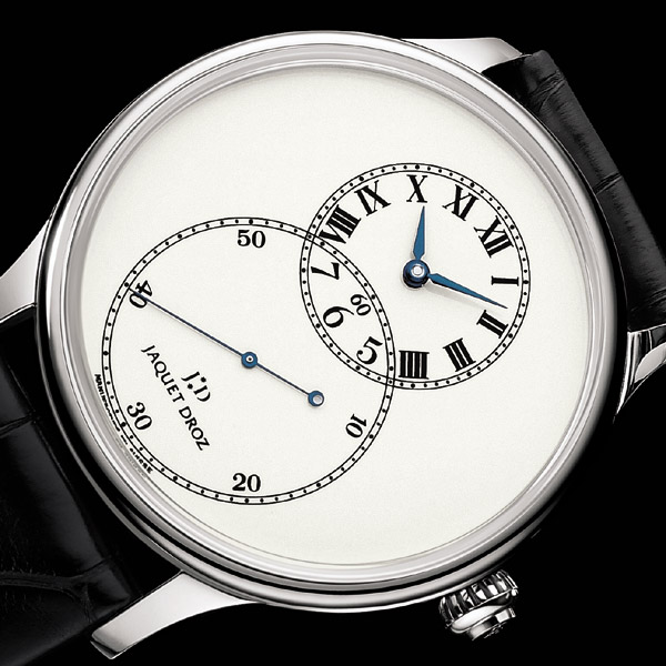 La Cote des Montres : Photo - Jaquet Droz Grande Seconde Émail Noir
