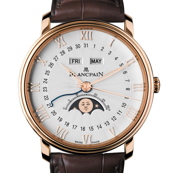La Cote des Montres : Photo - Blancpain Villeret Phase de Lune Demi-Savonnette
