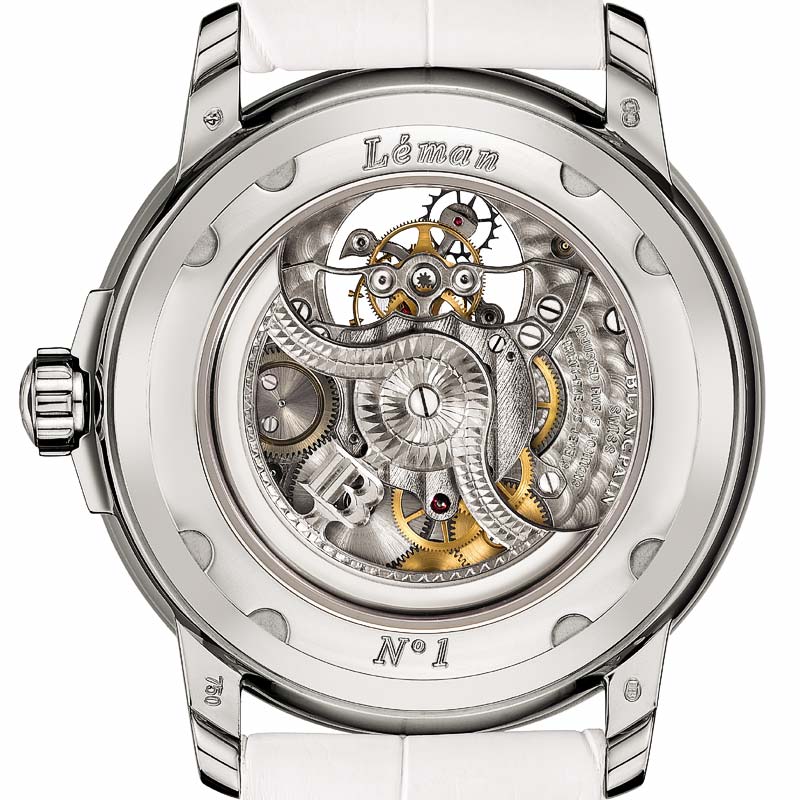 La Cote des Montres : Photo - Blancpain Léman Tourbillon Grande Date Diamants
