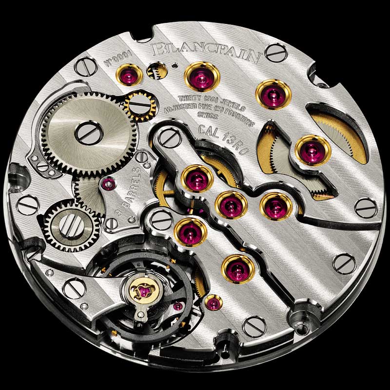 La Cote des Montres : Photo - Naissance du calibre Blancpain 13R0