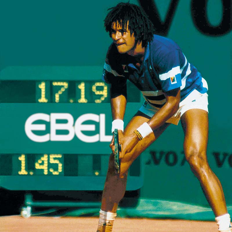 La Cote des Montres : Photo - Yannick Noah et Ebel