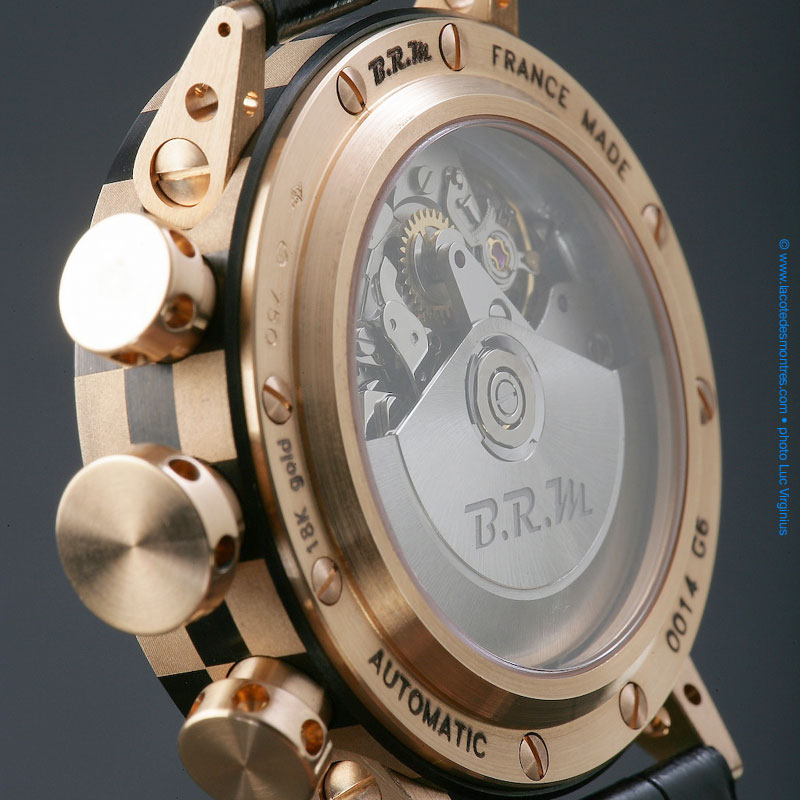 La Cote des Montres : Photo - BRM V14 or rouge