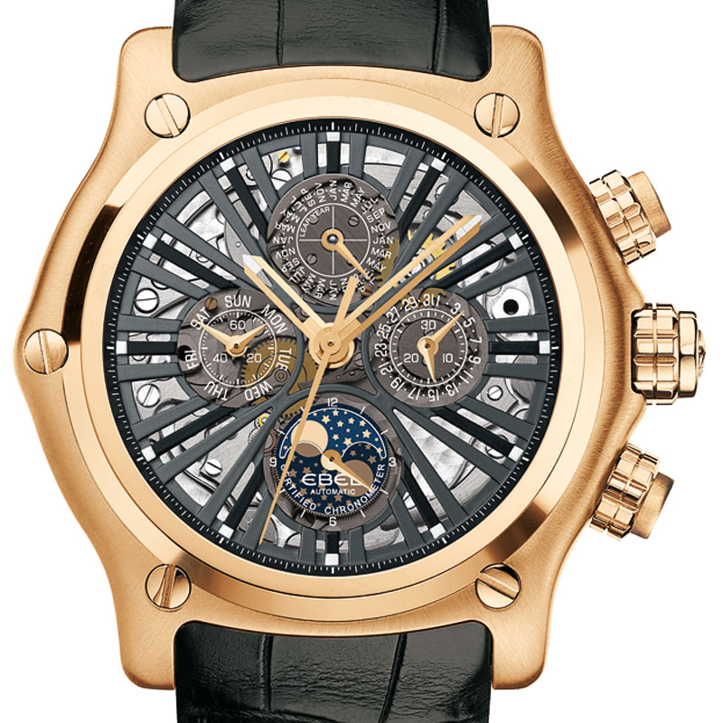 La Cote des Montres : Photo - Ebel 1911 BTR QP or rose