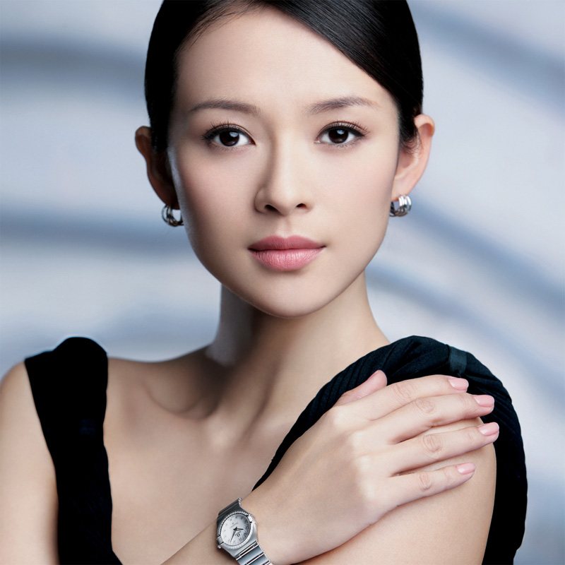 La Cote des Montres : Photo - Zhang Ziyi à Cannes avec une Omega Constellation
