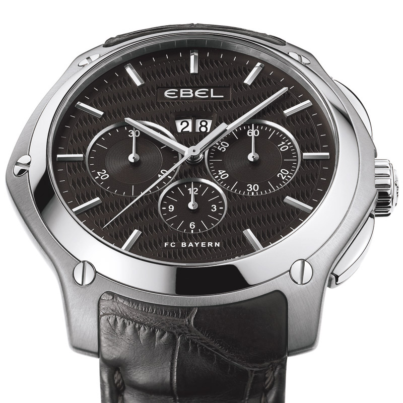 La Cote des Montres : Photo - Chronographe Ebel Classic Hexagon Fc Bayern Münich