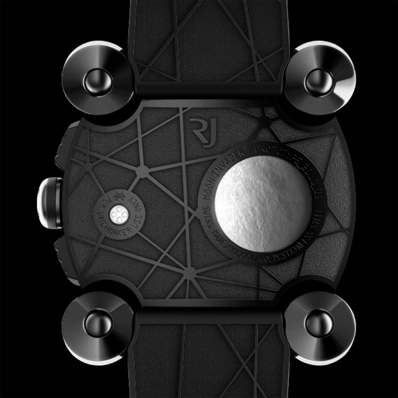 La Cote des Montres : Photo - Romain Jerome Moon Invader Chrono Black Metal