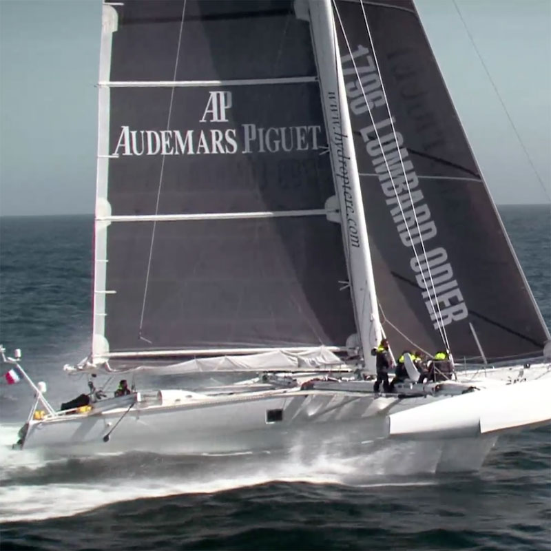 La Cote des Montres : Photo - Audemars Piguet lève le rideau sur l'Hydroptère.ch