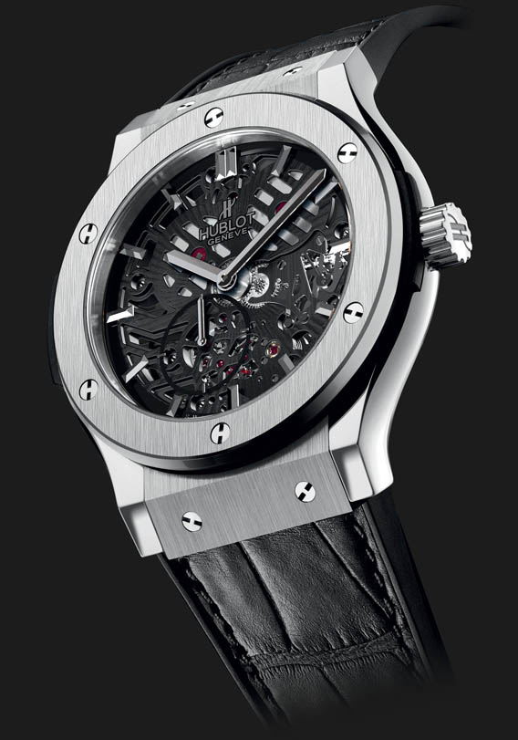 Montre Homme Automatique Squelette Style Hublot: Montre Homme Automatique Squelette Style Hublot: